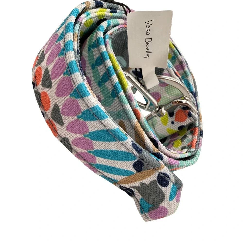 Vera Bradley Wide Lanyard Lighten Up Sunny Medallion Eco-Friendly Recycled Gift
